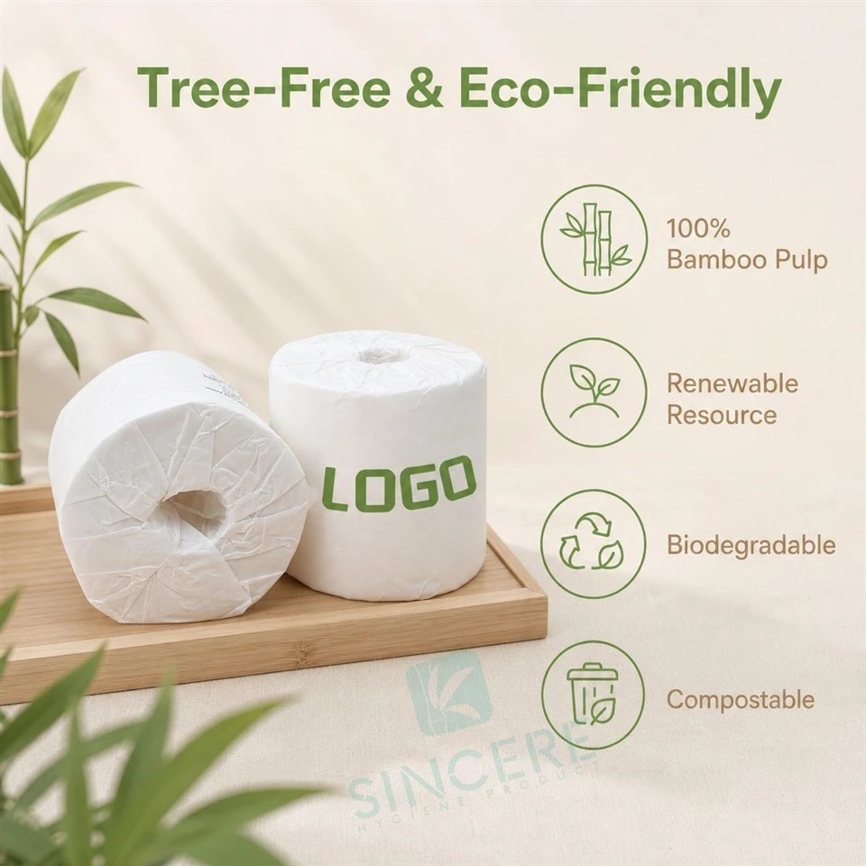 100% Bamboo Pulp Toilet Roll Tree-Free Bathroom Tissue (6)